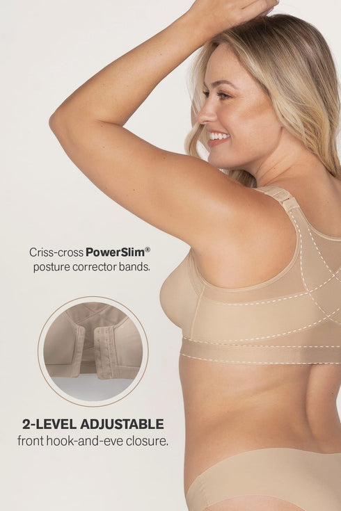 Leonisa Post-surgical Wireless Bra With Front Closure